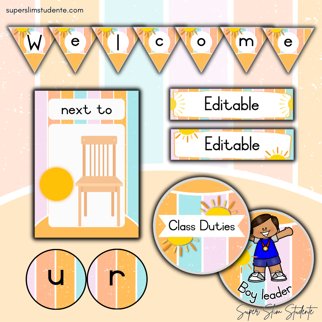 Hello Sunshine Classroom Theme (Foundation Phase)