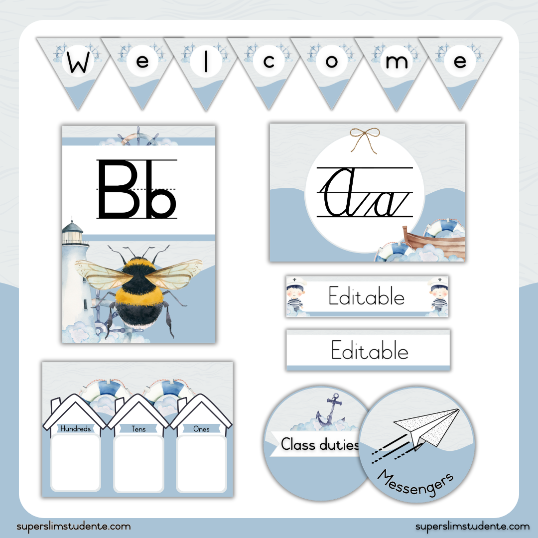 Coastal Classroom Theme (Foundation Phase)