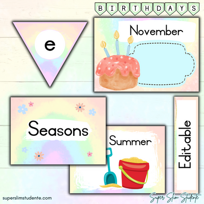 Pastel Classroom Theme (Foundation Phase)