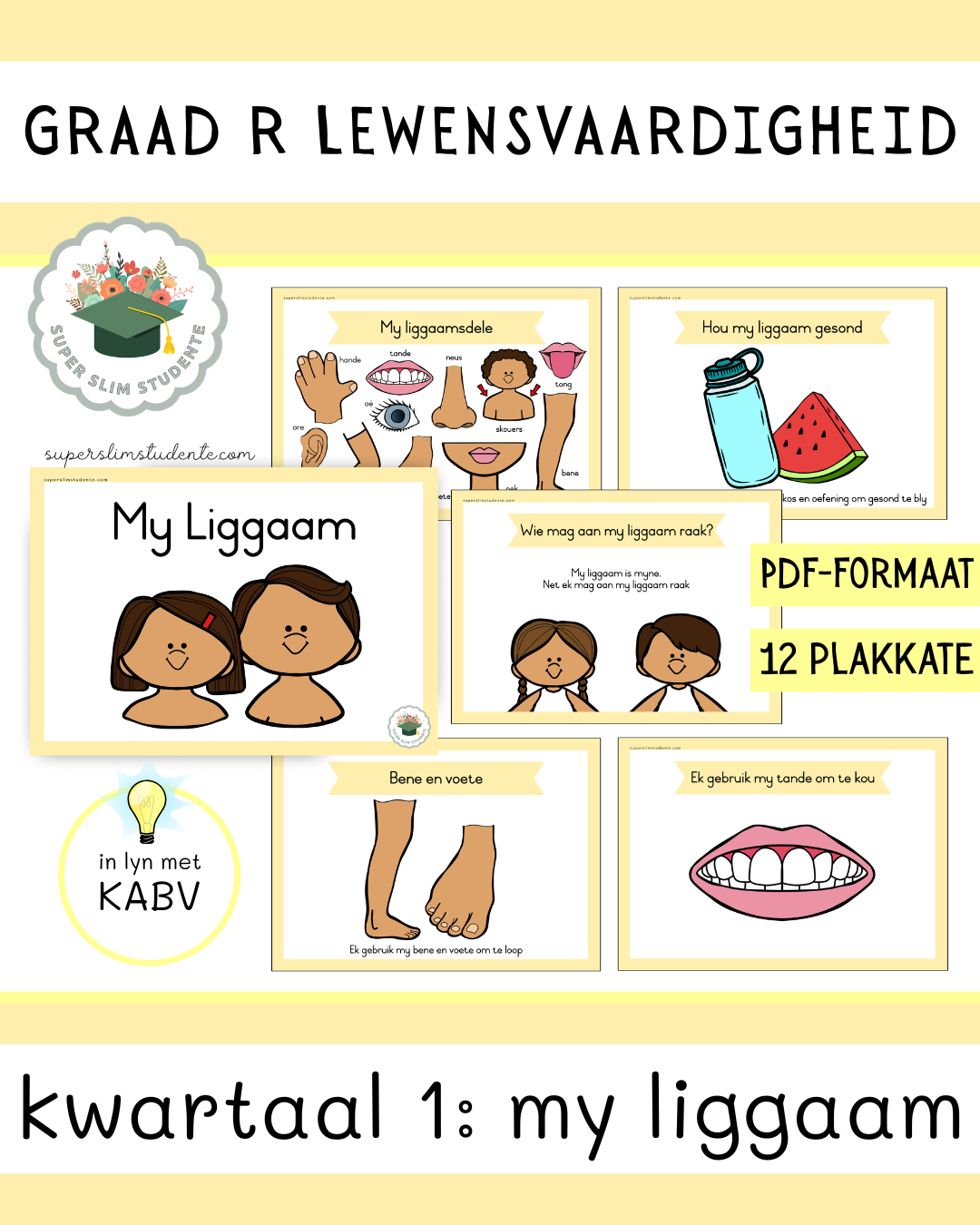 Grade R Term 1: My Body [Choose Language]