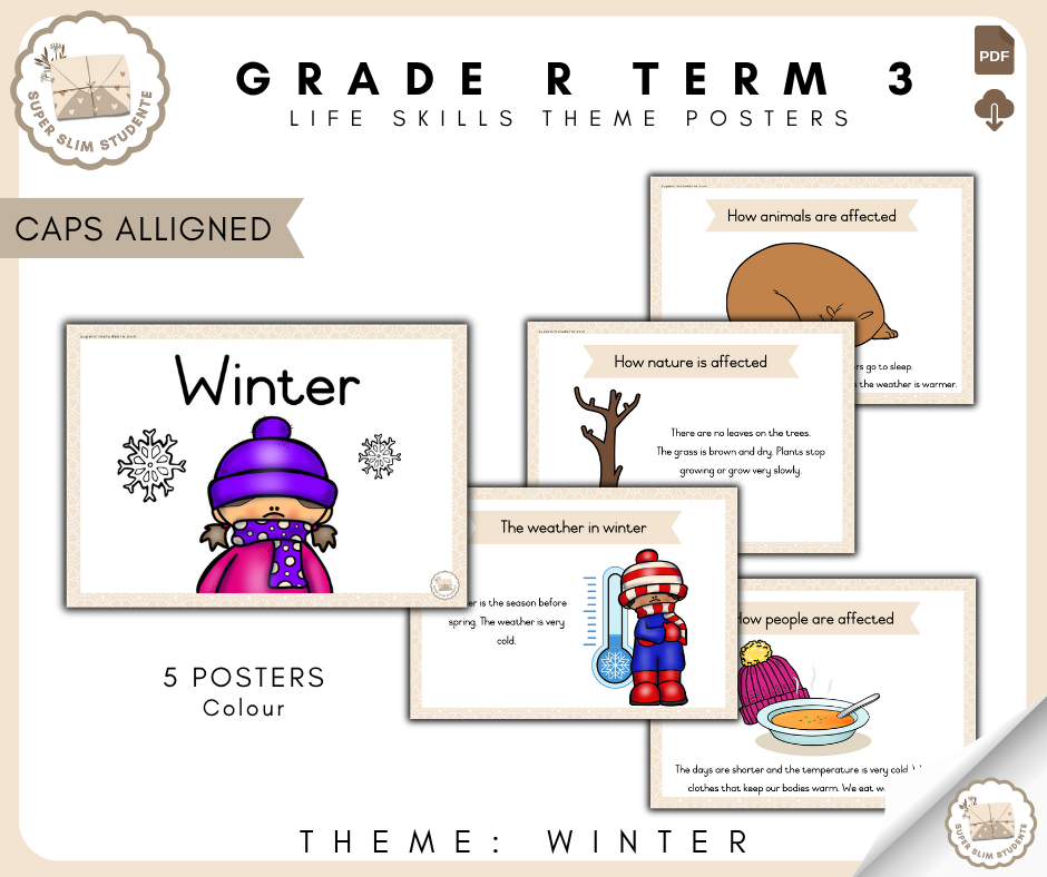 Grade R Term 3: Winter [Choose Language]
