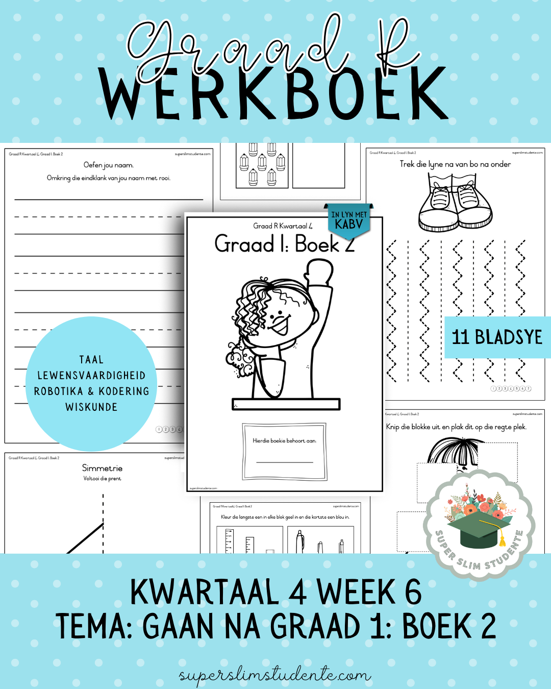 Gr. R Term 4 Workbook: Going to Grade 1: Book 2 [Choose Language]