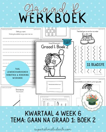 Gr. R Term 4 Workbook: Going to Grade 1: Book 2 [Choose Language]