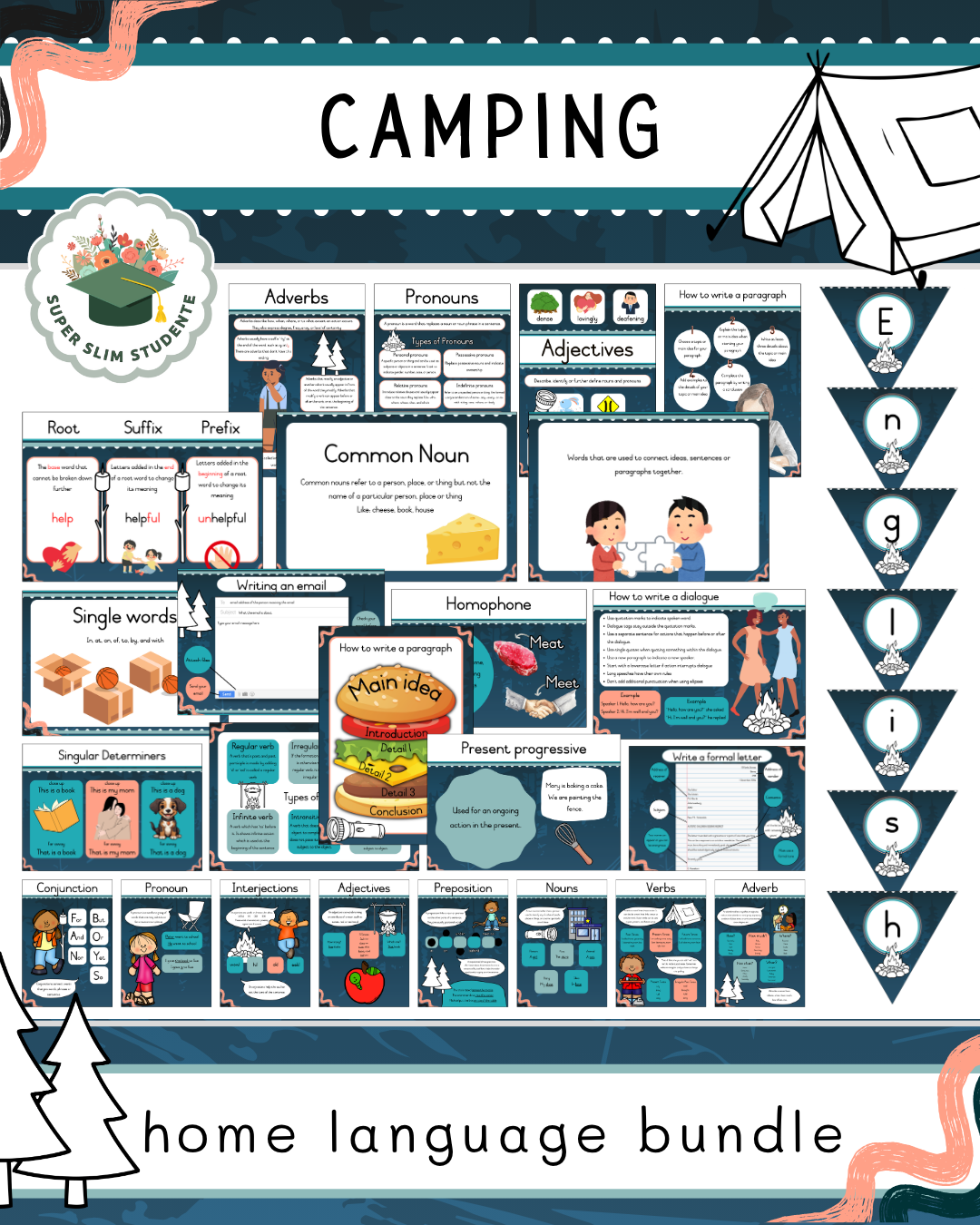 Camping Theme / English Home Language Bundle