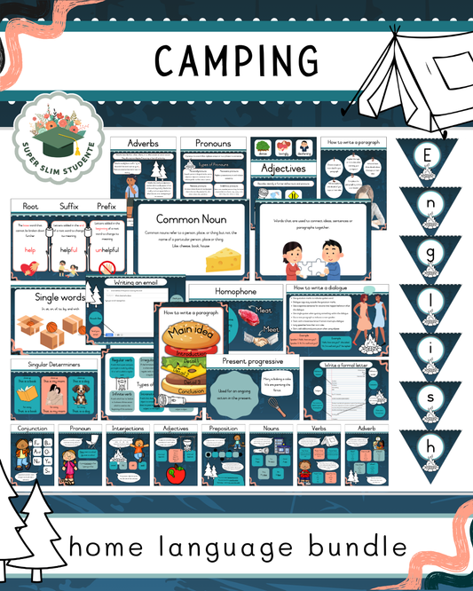 Camping Theme / English Home Language Bundle