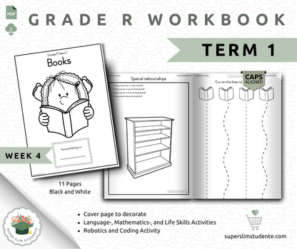 Gr. R Term 1 Workbook: Books [Choose Language]