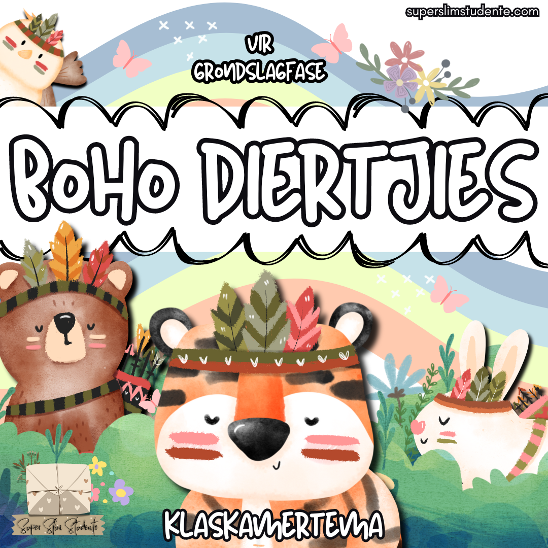 Boho Animals Classroom Theme (Foundation Phase)