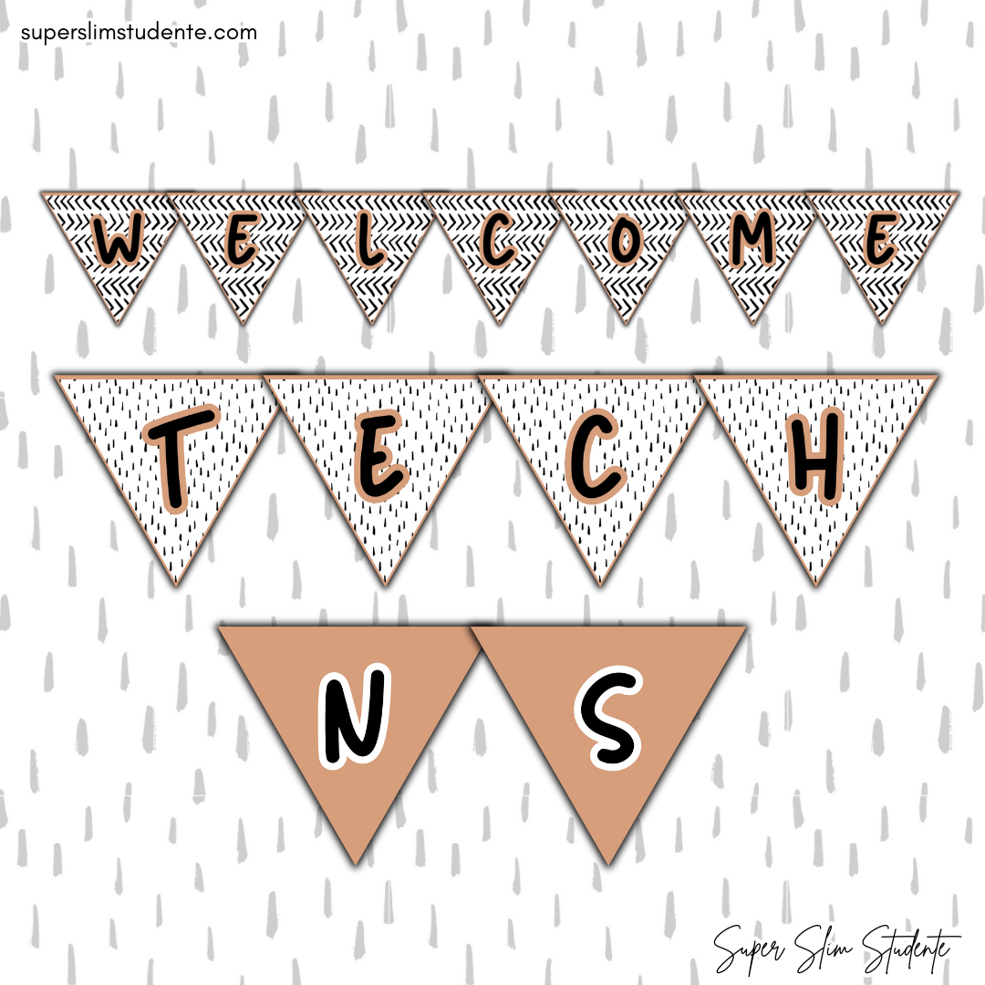 Neutral Minimalist Classroom Theme (NS & TECH Version)