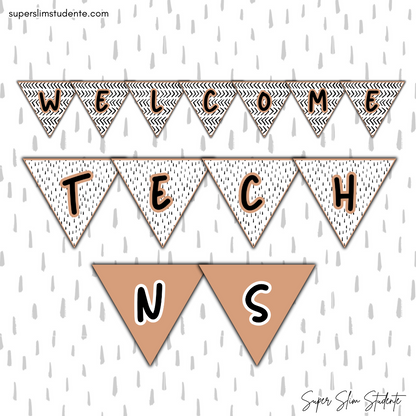 Neutral Minimalist Classroom Theme (NS & TECH Version)