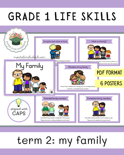 Grade 1 Term 2: My Family [Choose Language]