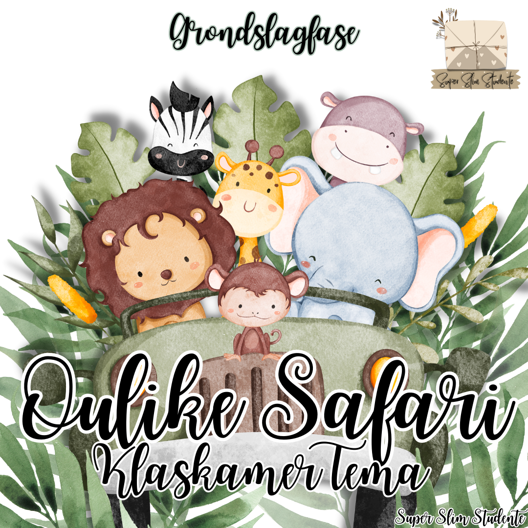 Cute Safari Classroom Theme (Foundation Phase)