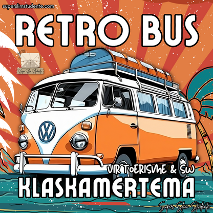 Retro Bus Classroom Theme (Tourism & Social Studies)