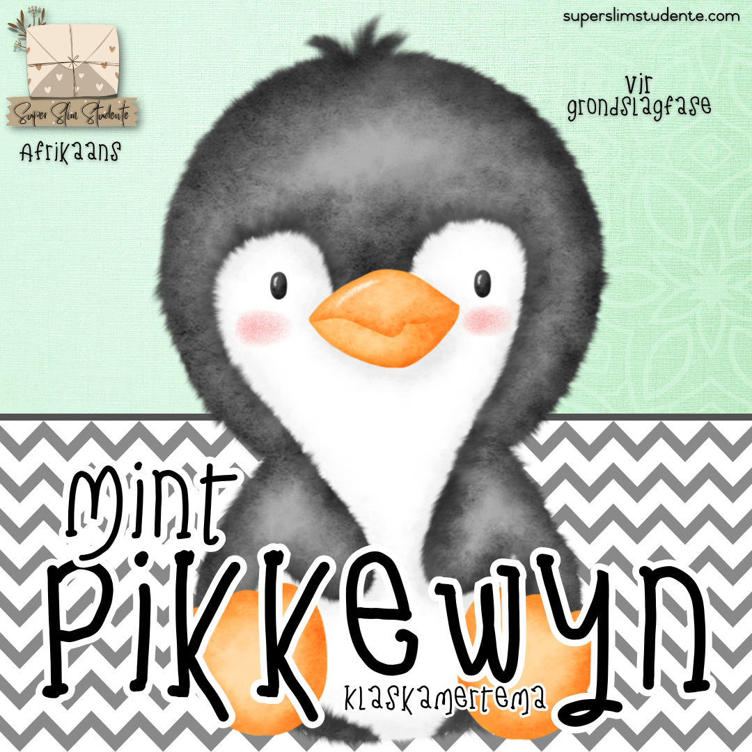 Mint Penguin Classroom Theme (Foundation Phase)