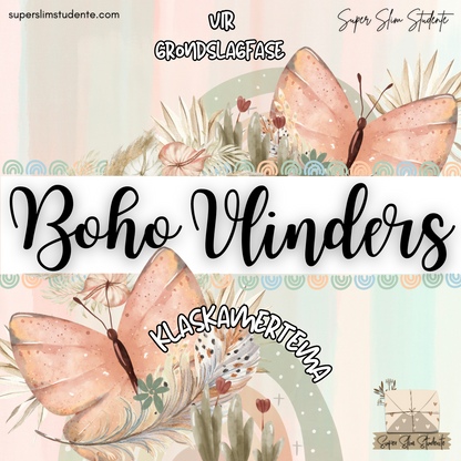 Boho Butterflies Classroom Theme (Foundation Phase)