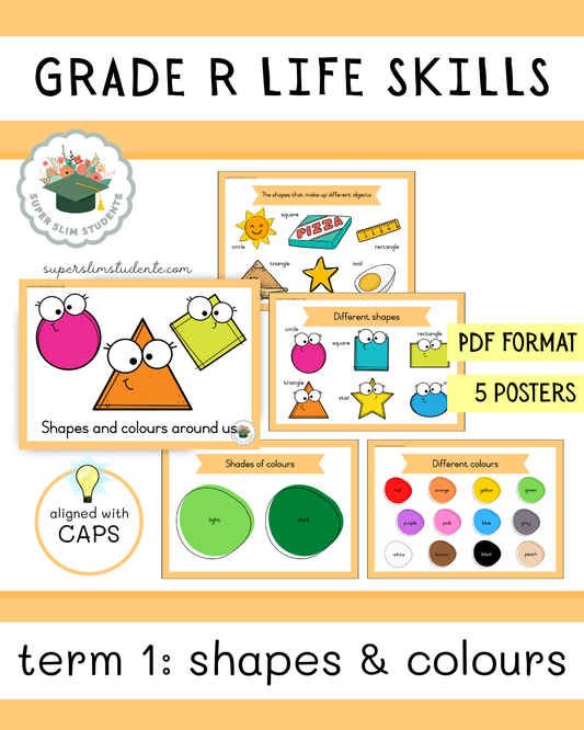 Grade R Term 1: Shapes and colours around us [Choose Language]