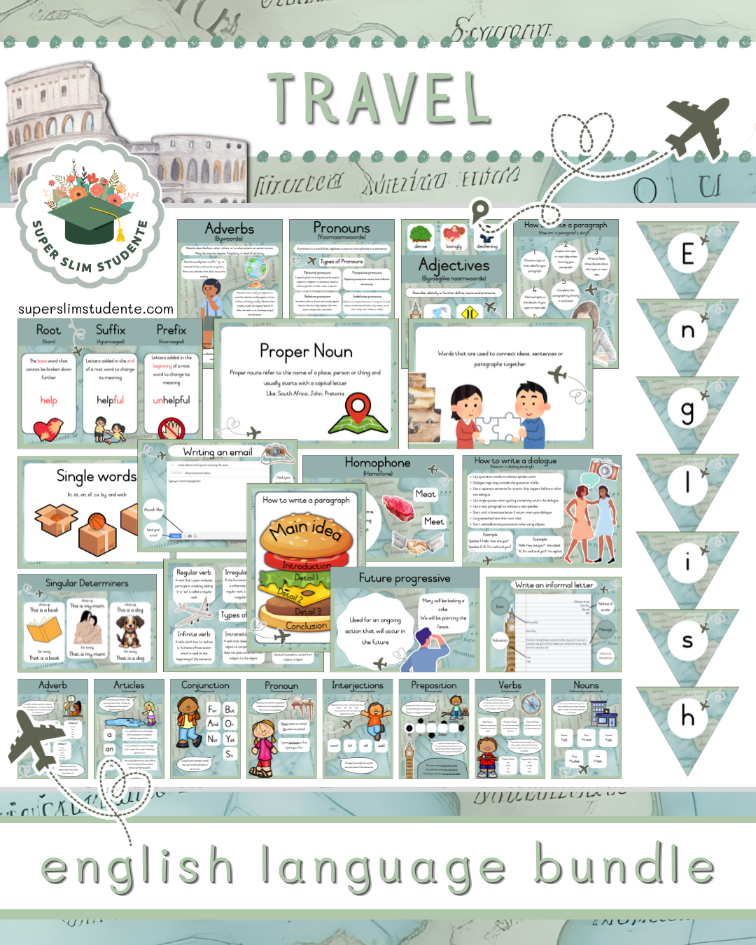 Travel Theme / English Language Bundle
