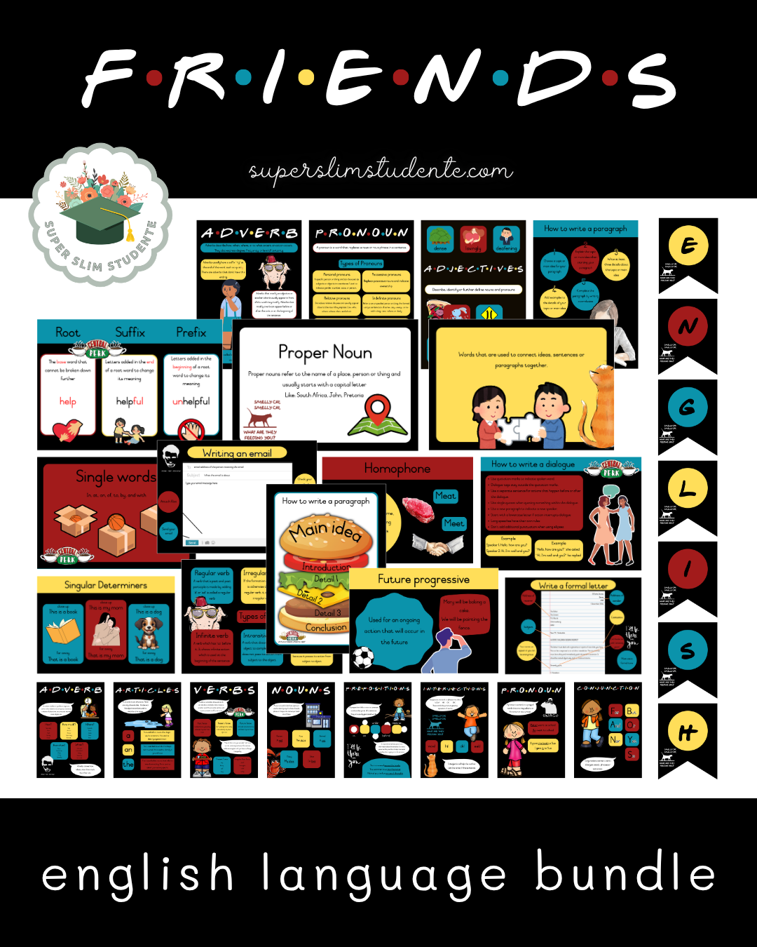 Friends Theme / English Language Bundle