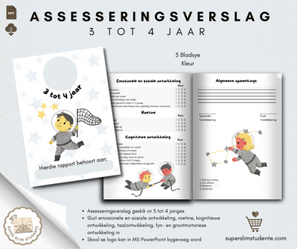 Report Card: 3 to 4 Years [Choose Language]