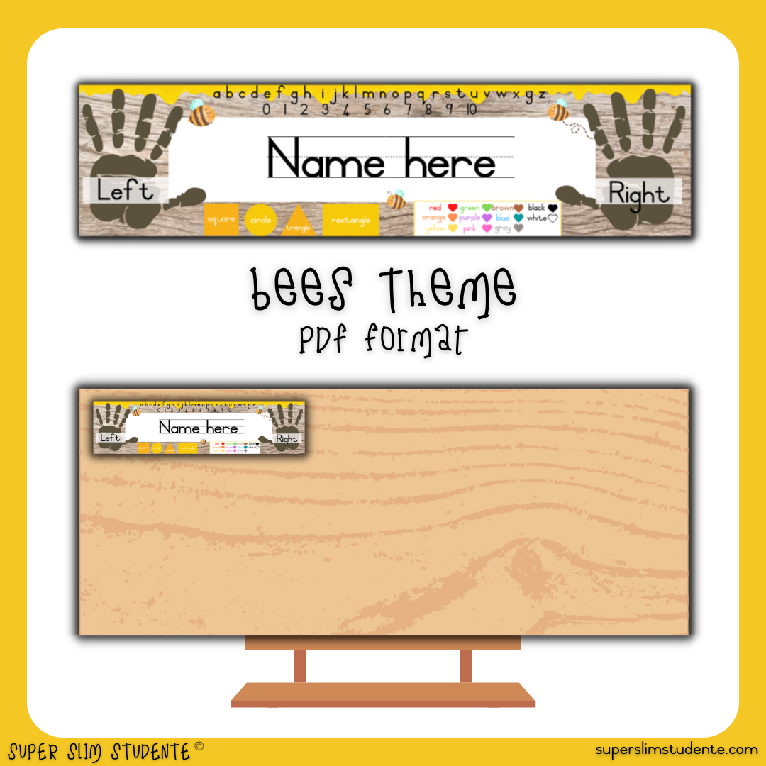 Editable Name Placemats (Different Options)