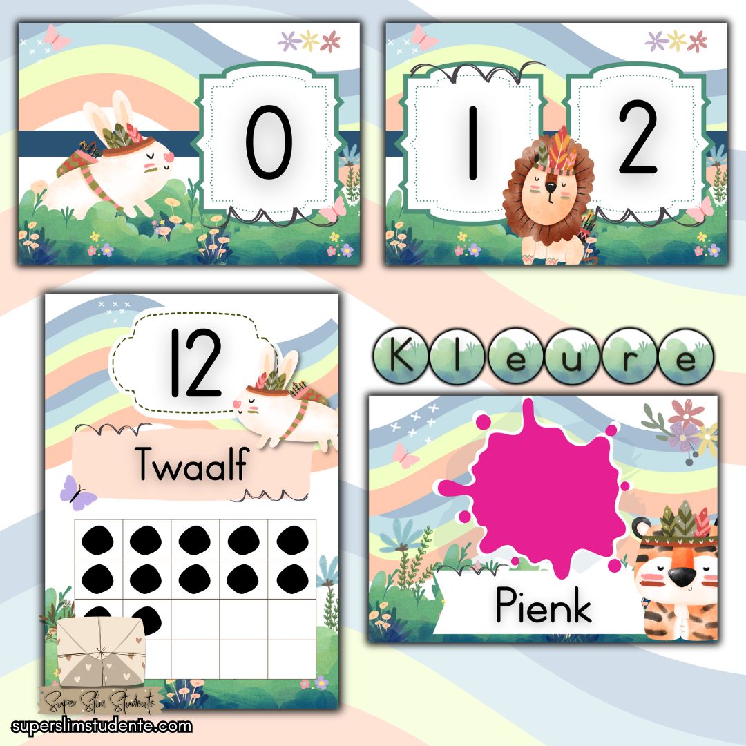 Boho Animals Classroom Theme (Foundation Phase)