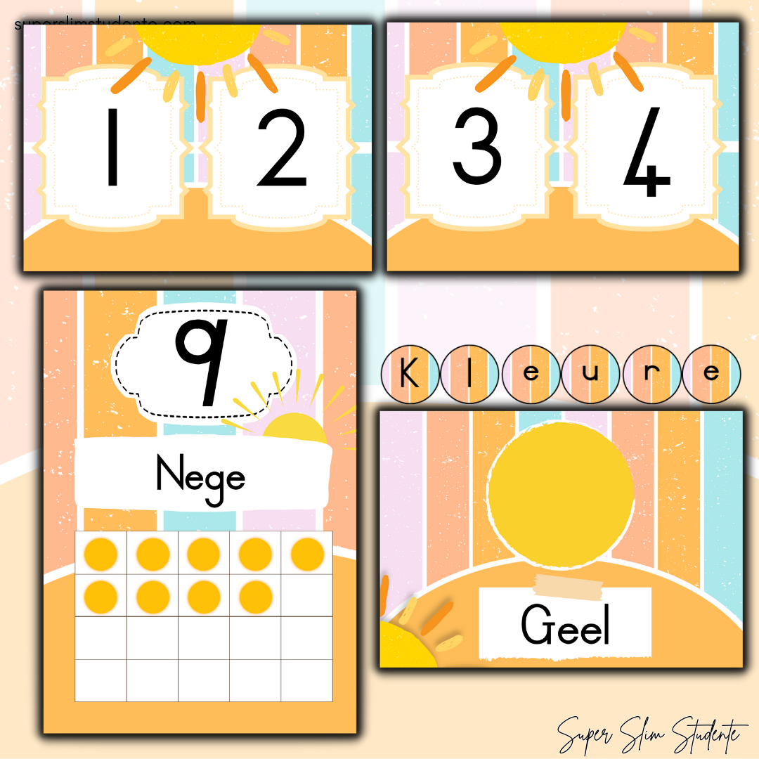 Hello Sunshine Classroom Theme (Foundation Phase)