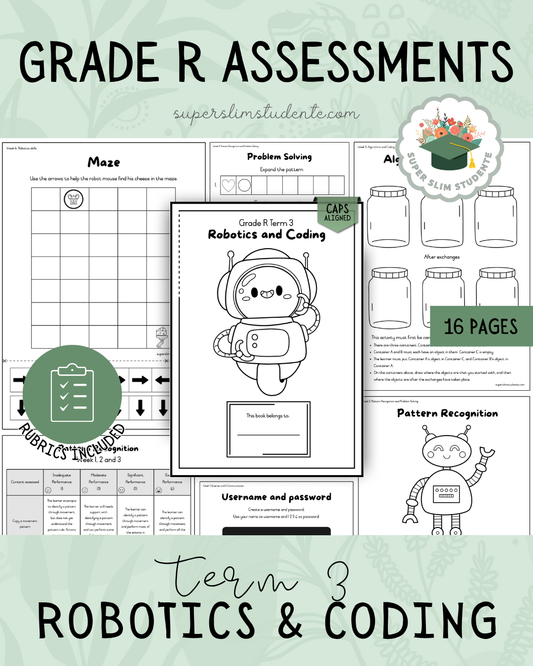 Gr. R Term 3 Assessment: Robotics & Coding [Choose Language]
