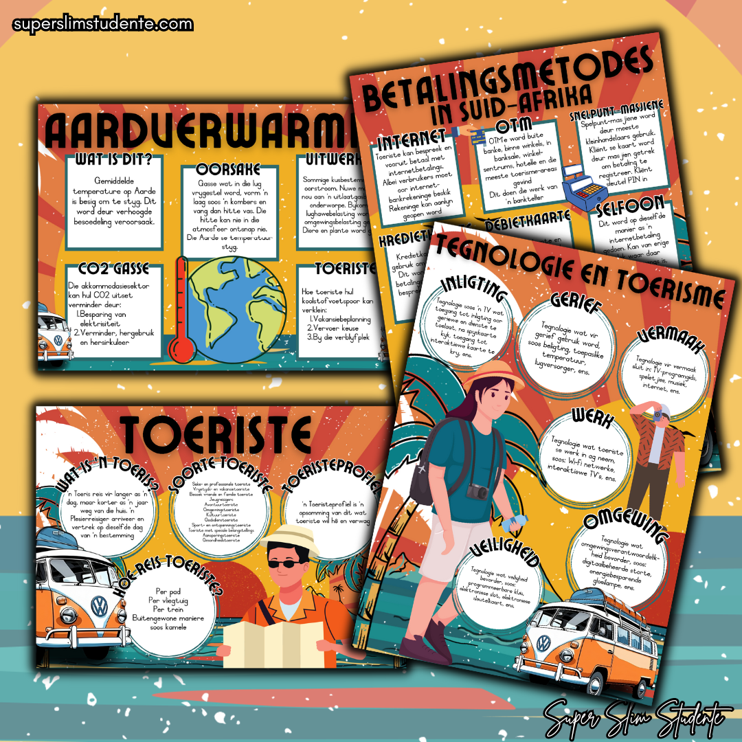 Retro Bus Classroom Theme (Tourism & Social Studies)