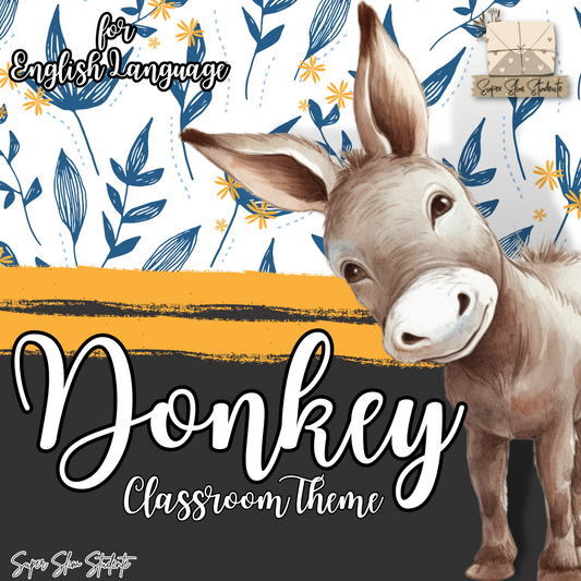 Donkey Classroom Theme (English HL/FAL Version)