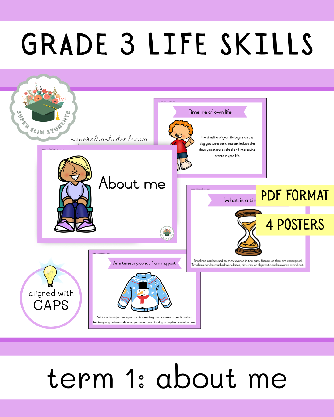 Grade 3 Term 1: About Me [Choose Language]