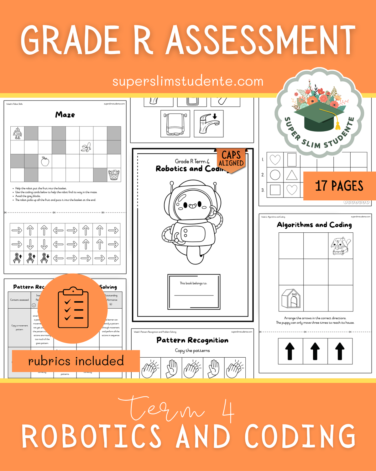 Term 4: Grade R Robotics & Coding Assessment [Choose Language]