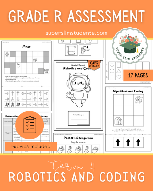 Term 4: Grade R Robotics & Coding Assessment [Choose Language]