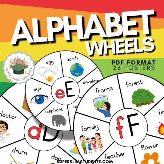 Alphabet Wheels (Choose Language)