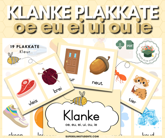 Klanke: oe eu ei ui ou ie