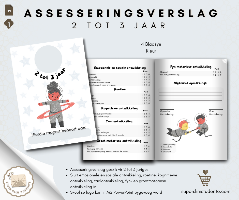 Report Card: 2 to 3 Years [Choose Language]