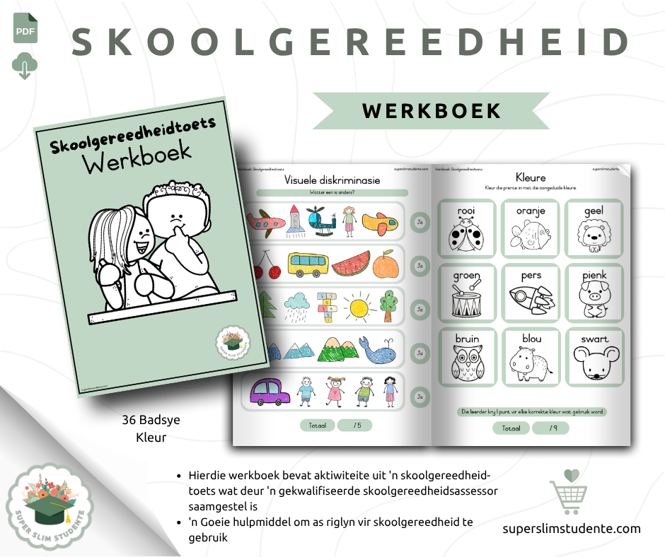 Workbook: School Readiness Test [Choose Language]