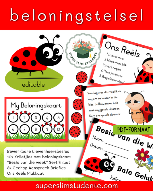 Beloningstelsel / Ladybug Theme