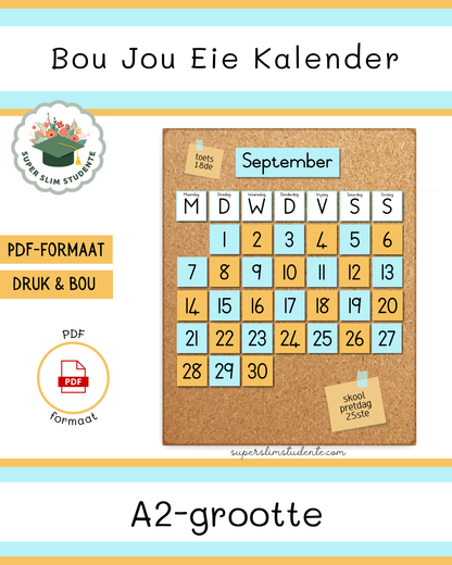Build Your Own Calendar [Choose Language]
