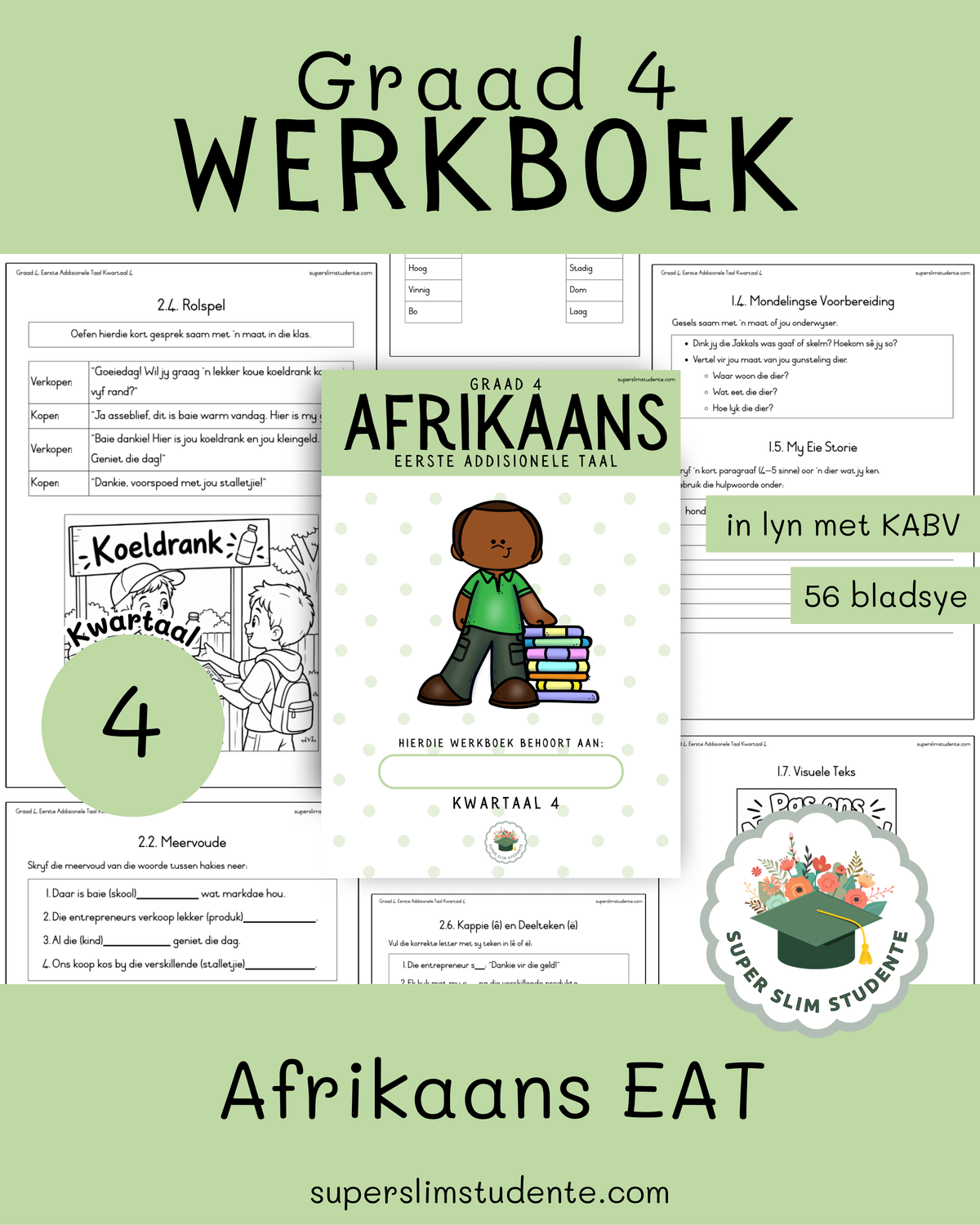 Gr. 4 Werkboek: Afrikaans EAT [Kwartaal 4]