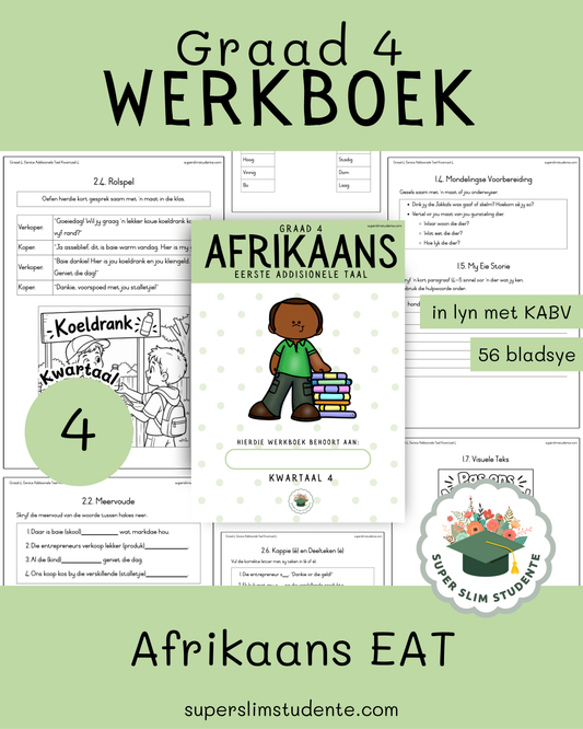 Gr. 4 Werkboek: Afrikaans EAT [Kwartaal 4]