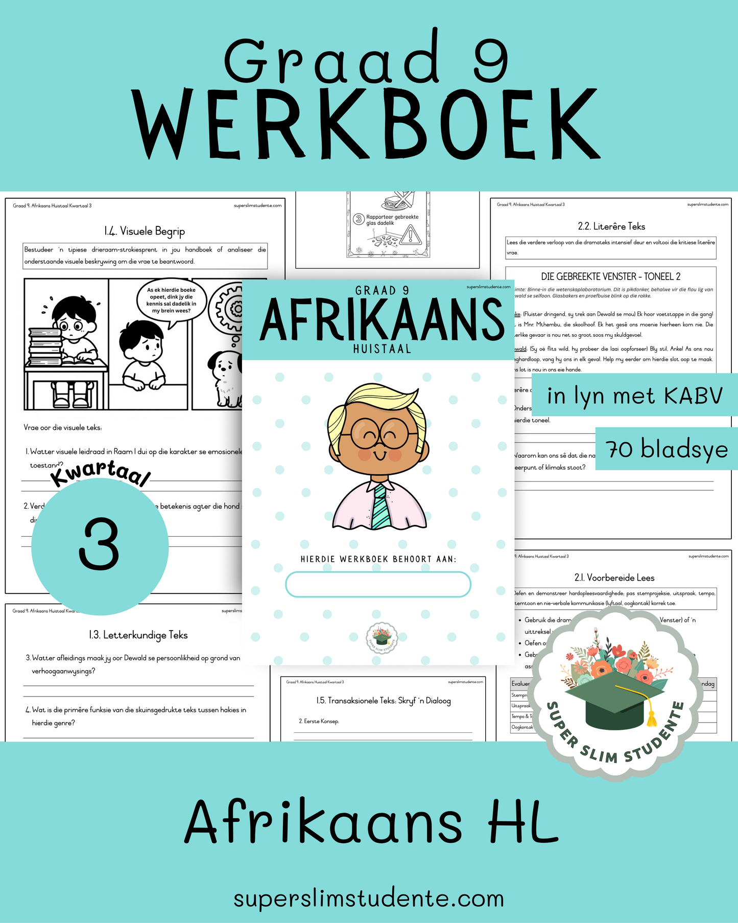 Gr. 9 Werkboek: Afrikaans Huistaal [Kwartaal 3]