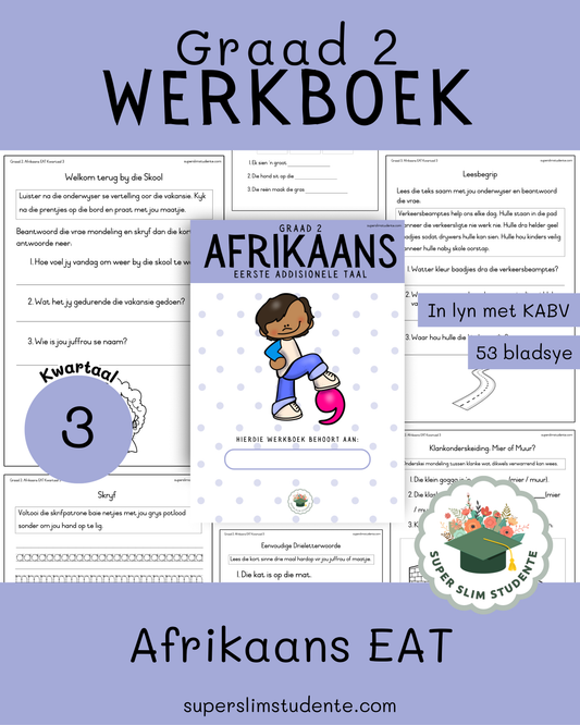 Gr. 2 Werkboek: Afrikaans EAT [Kwartaal 3]