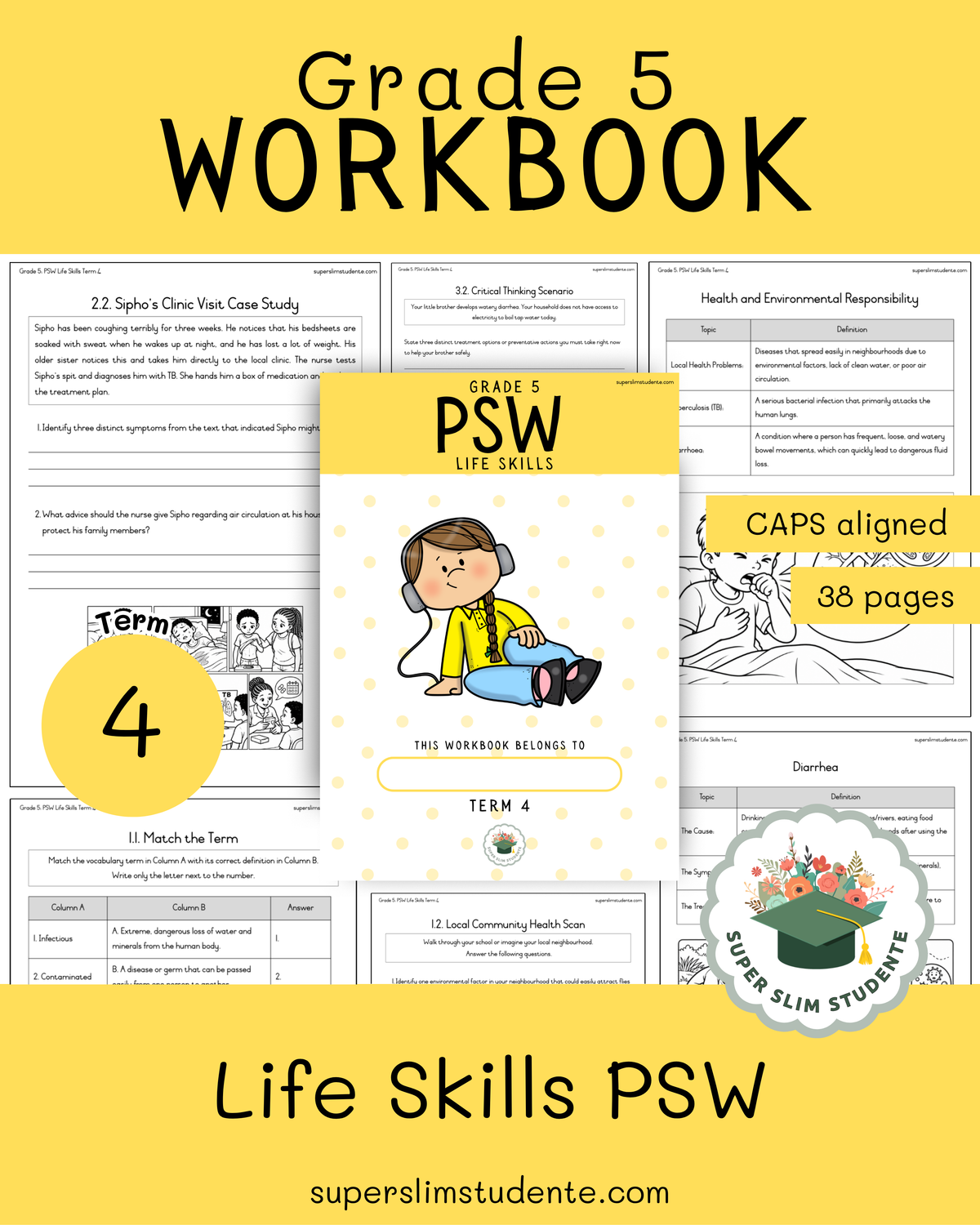 Gr. 5 Workbook: Life Skills PSW [Term 4]