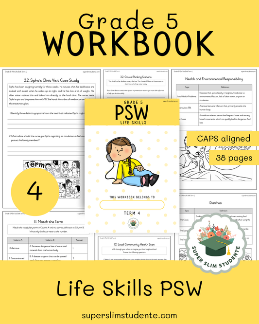 Gr. 5 Workbook: Life Skills PSW [Term 4]