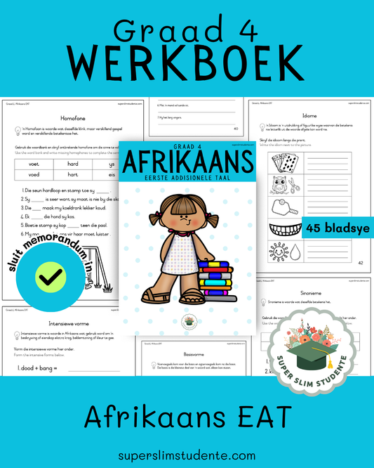 Gr. 4 Workbook: Afrikaans EAT