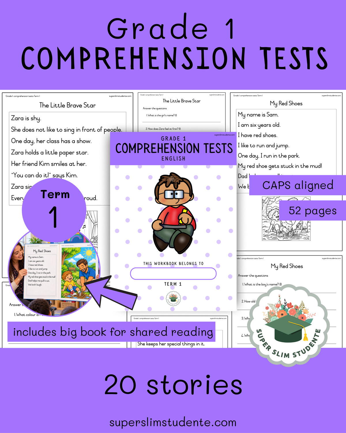 Gr. 1 Comprehension Tests [Term 1]