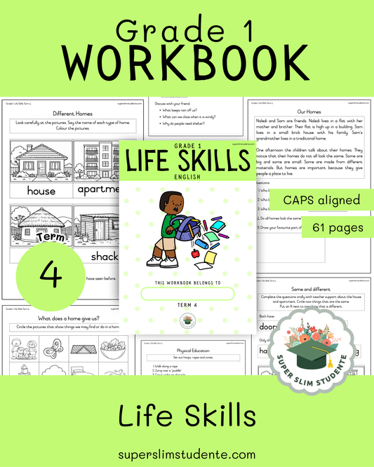 Gr. 1 Workbook: Life Skills [Term 4]