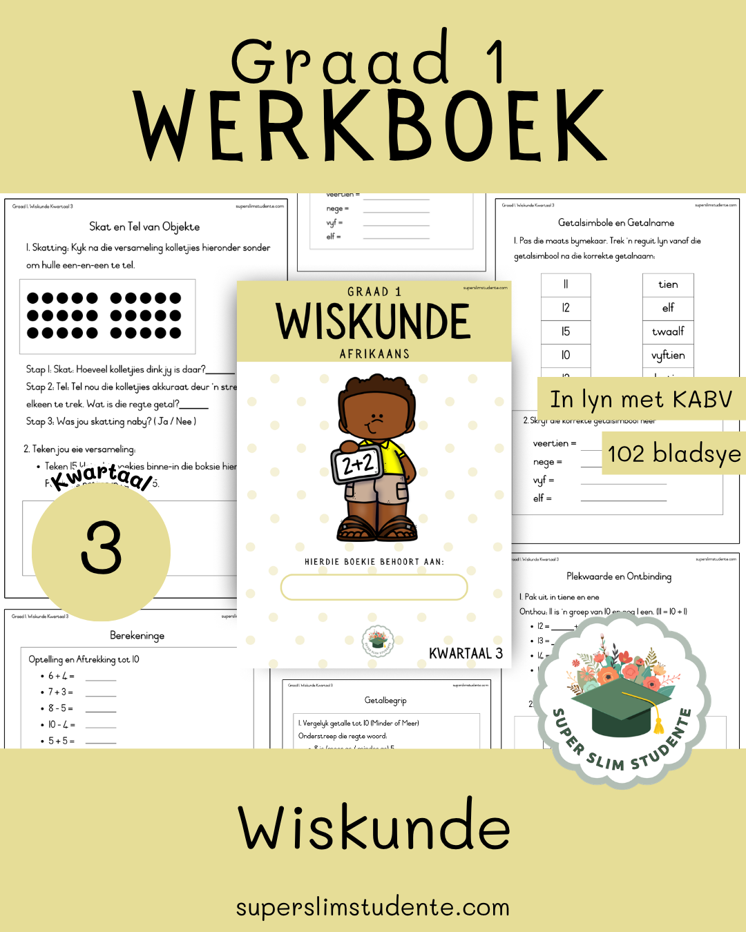 Gr. 1 Werkboek: Wiskunde [Kwartaal 3]