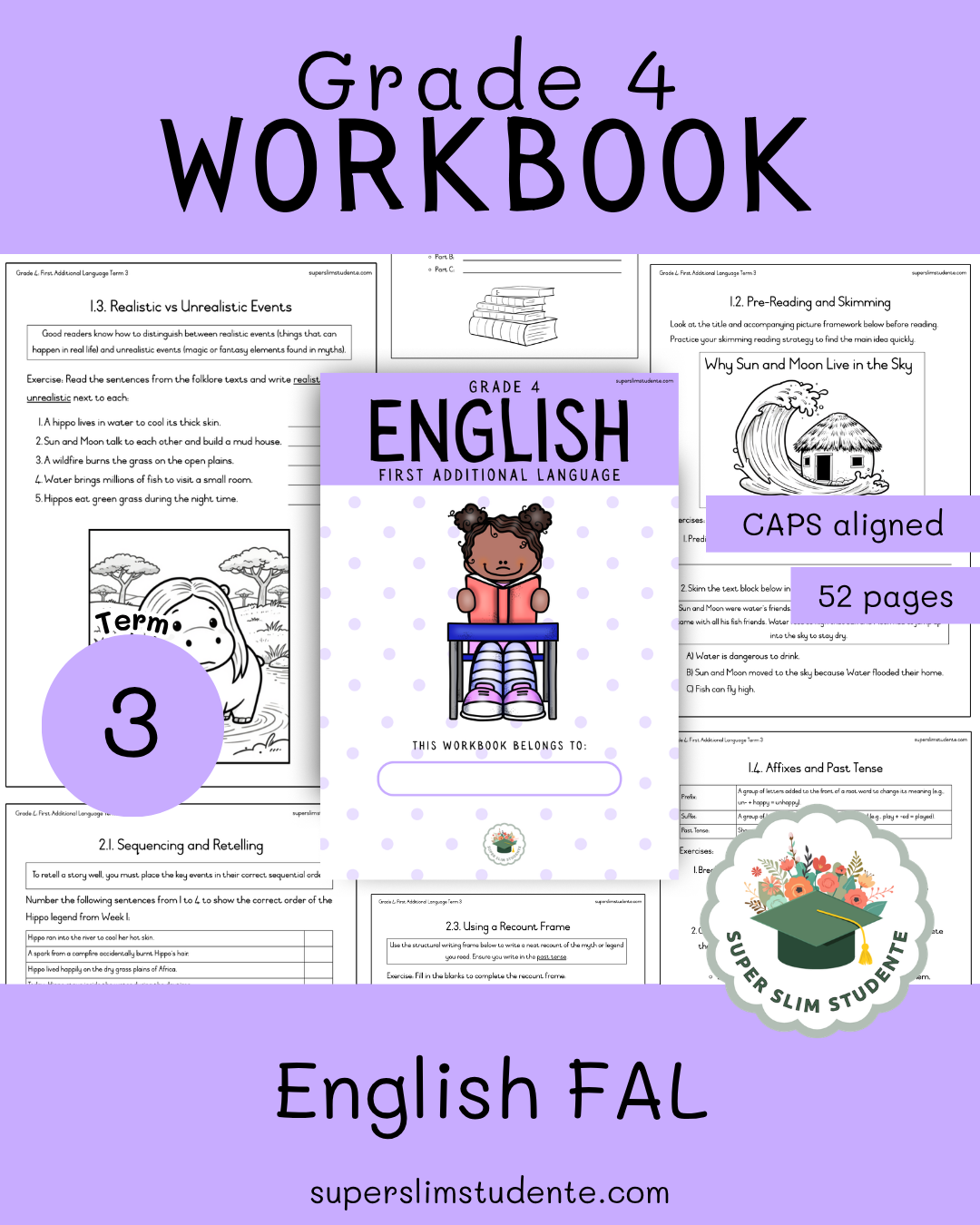 Gr. 4 Workbook: English FAL [Term 3]