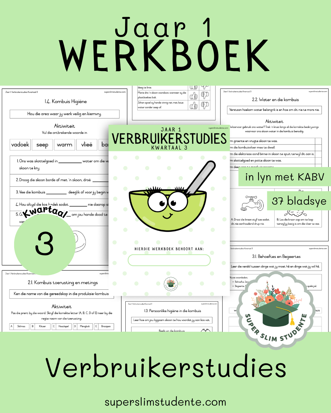 Jaar 1 Werkboek: Verbruikerstudies [Kwartaal 3]