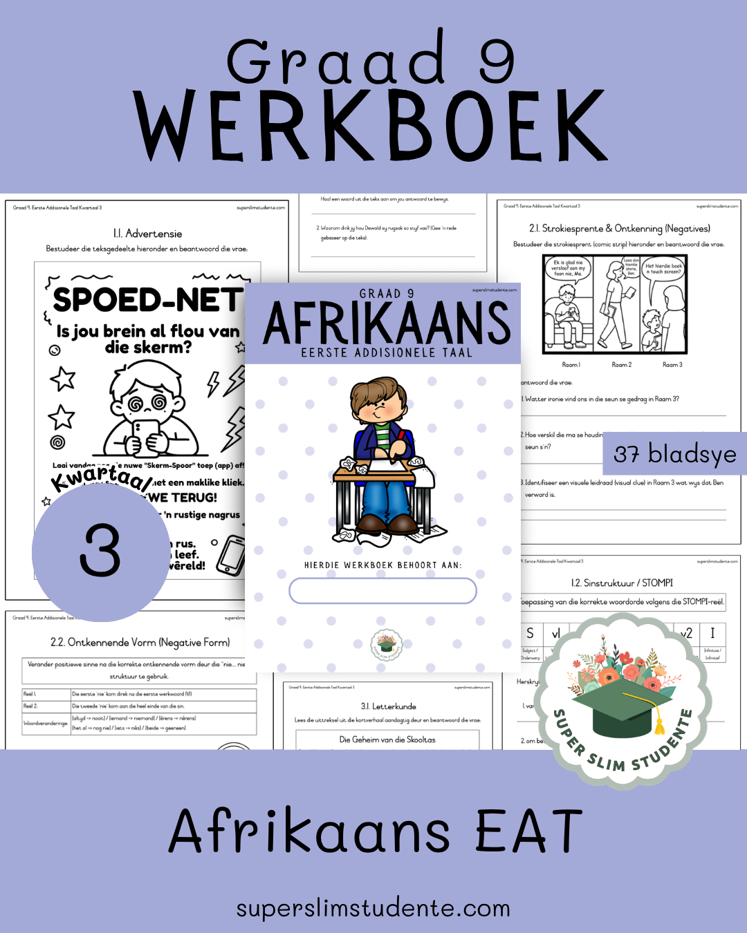 Gr. 9 Werkboek: Afrikaans EAT [Kwartaal 3]